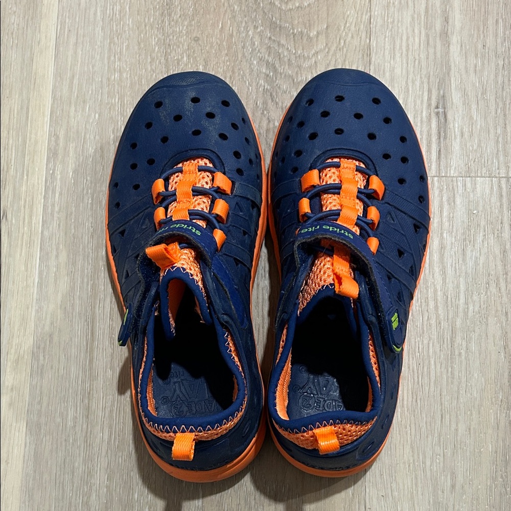 Stride Rite Made2Play Phibian Navy and Orange Water / Outdoor Shoes
